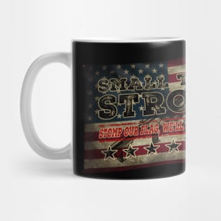 Vintage Flag Small Town Strong Mug